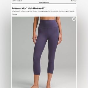 lululemon Align™ High-Rise Crop 23"